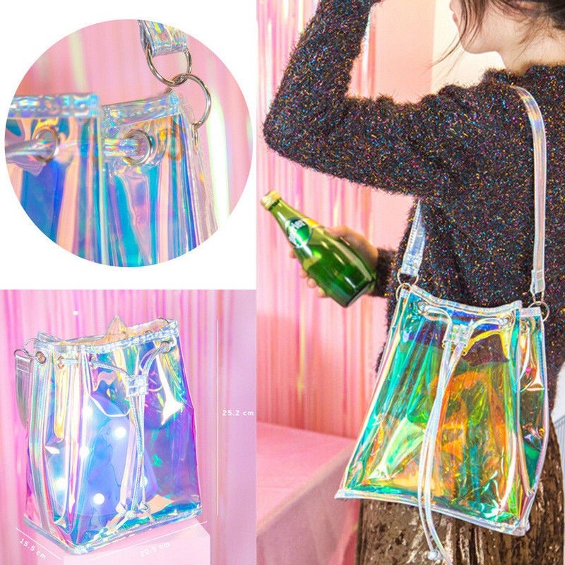  Tas  Selempang Hologram  Laser Hologram  Bahan Kulit Shopee 