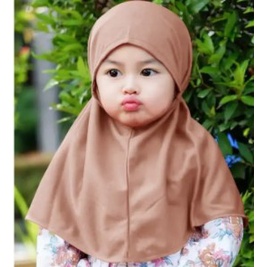 Bergo Anak Jersey Adem Jilbab Kerudung Hijab Krudung Bergo Anak Bayi Balita Perempuan Jersey Jersi U