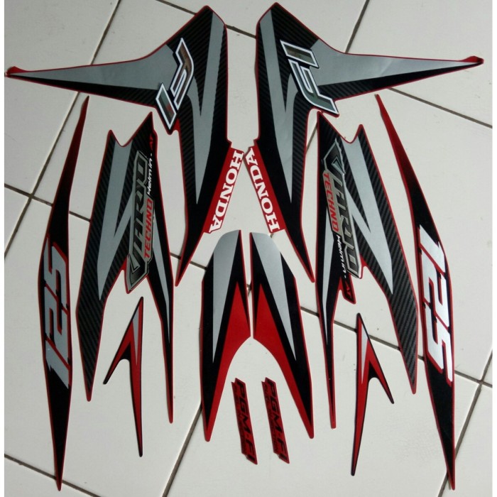 stikere striping honda vario 2012 merah