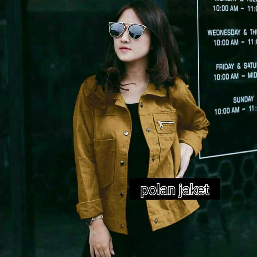 JAKET POLAN WANITA - JAKET WANITA TERBARU - JAKET PARKA - POLAN AESTHETIC JAKET - JAKET PARKA WANITA HIGHQUALITY