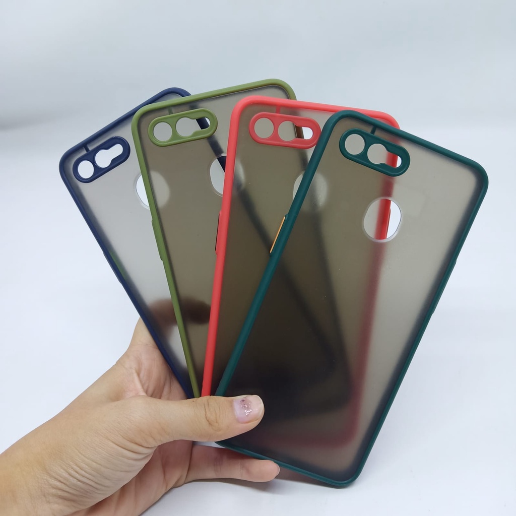 Casing Oppo F9 Dove Matte Transparan Slim Fuze Macaron My Choice Case