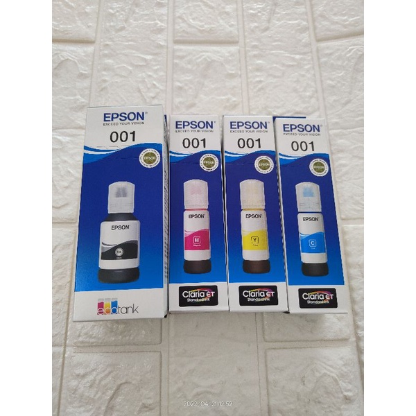 1Botol Tinta epson 001/Epson 001 original/tinta printer epson 001