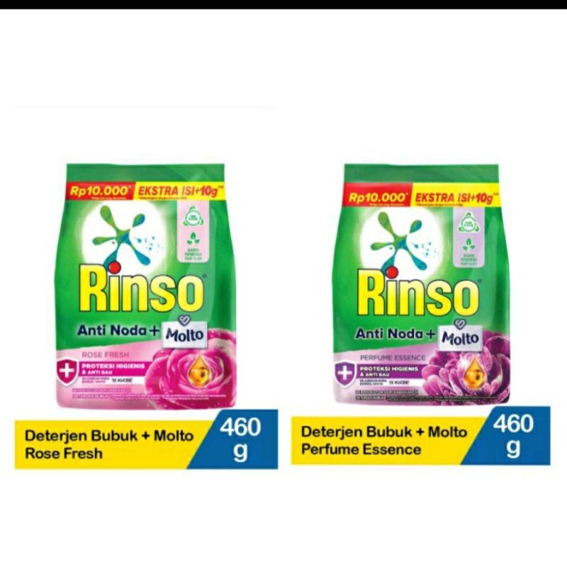 Rinso Molto Detergen Bubuk 460gr dan 240gr