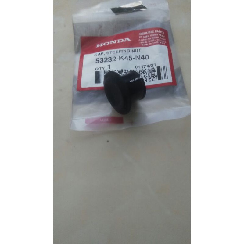 plastik tutup lubang baut mur segitiga atas cb 150r cbr 150r sonic 150r original honda