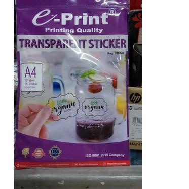 

Serbuuu Po Transparent Stiker E print T77`