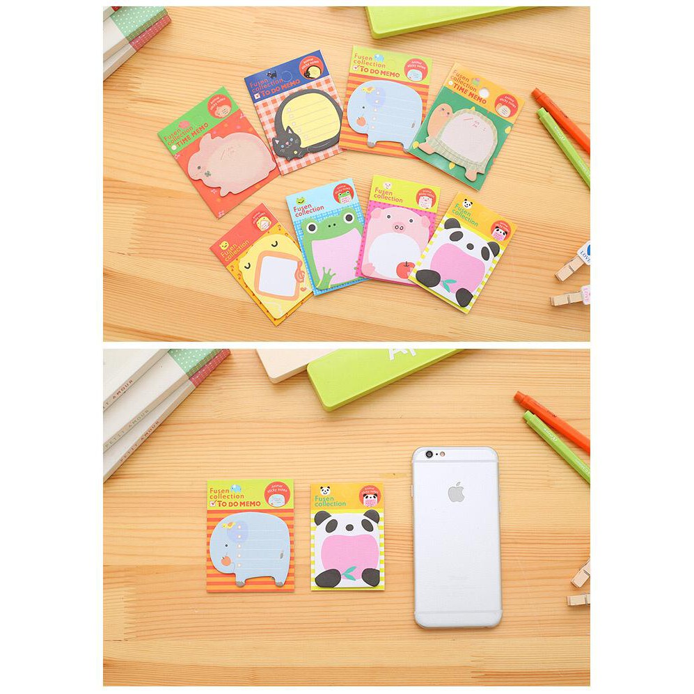 

PUSAT23 Post It Moitif Binatang / sticky notes lucu / sticky