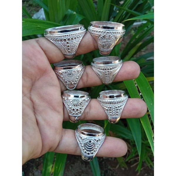 (HARGA PERKODI) RING / EMBAN ALPAKA SUPER NEW MOTIF ARMADILO