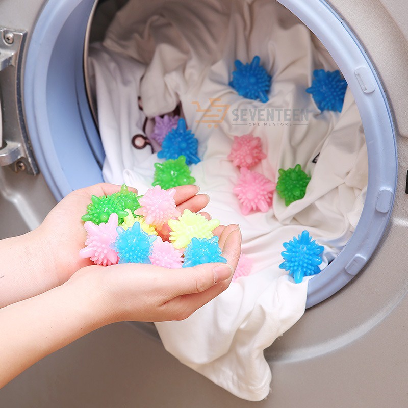 BOLA PEMBERSIH PAKAIAN LAUNDRY / BOLA KARET PEMBERSIH CUCIAN ANTI WINDING CLOTHES WASH BOLA LAUNDRY