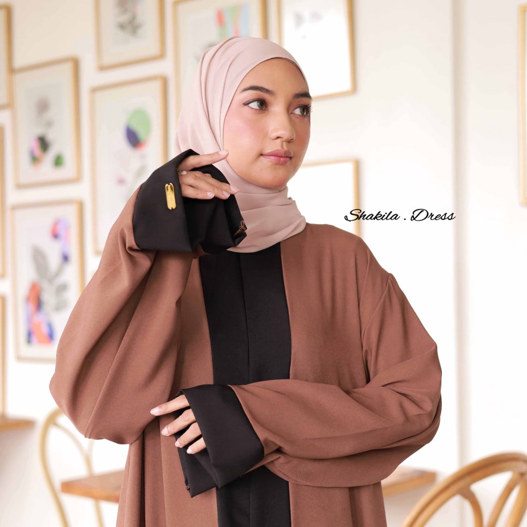 Maryam abaya | Gamis abaya hitam turqey pakaian muslimah kekinian | long dress