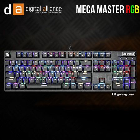 Keyboard Gaming Mechanical Digital Alliance Meca Master RGB