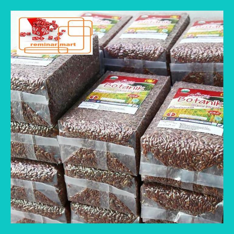 

S0Bers Beras Merah Organik - Botanik - 1Kg - Wonosari Bondowoso - Jagapati Ric0S50B