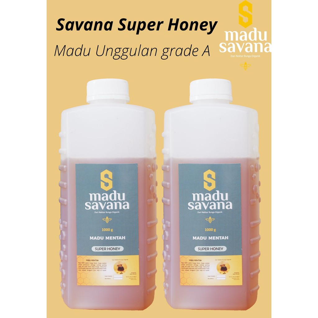 

Madu asli 100% - Savana Super honey - madu savana
