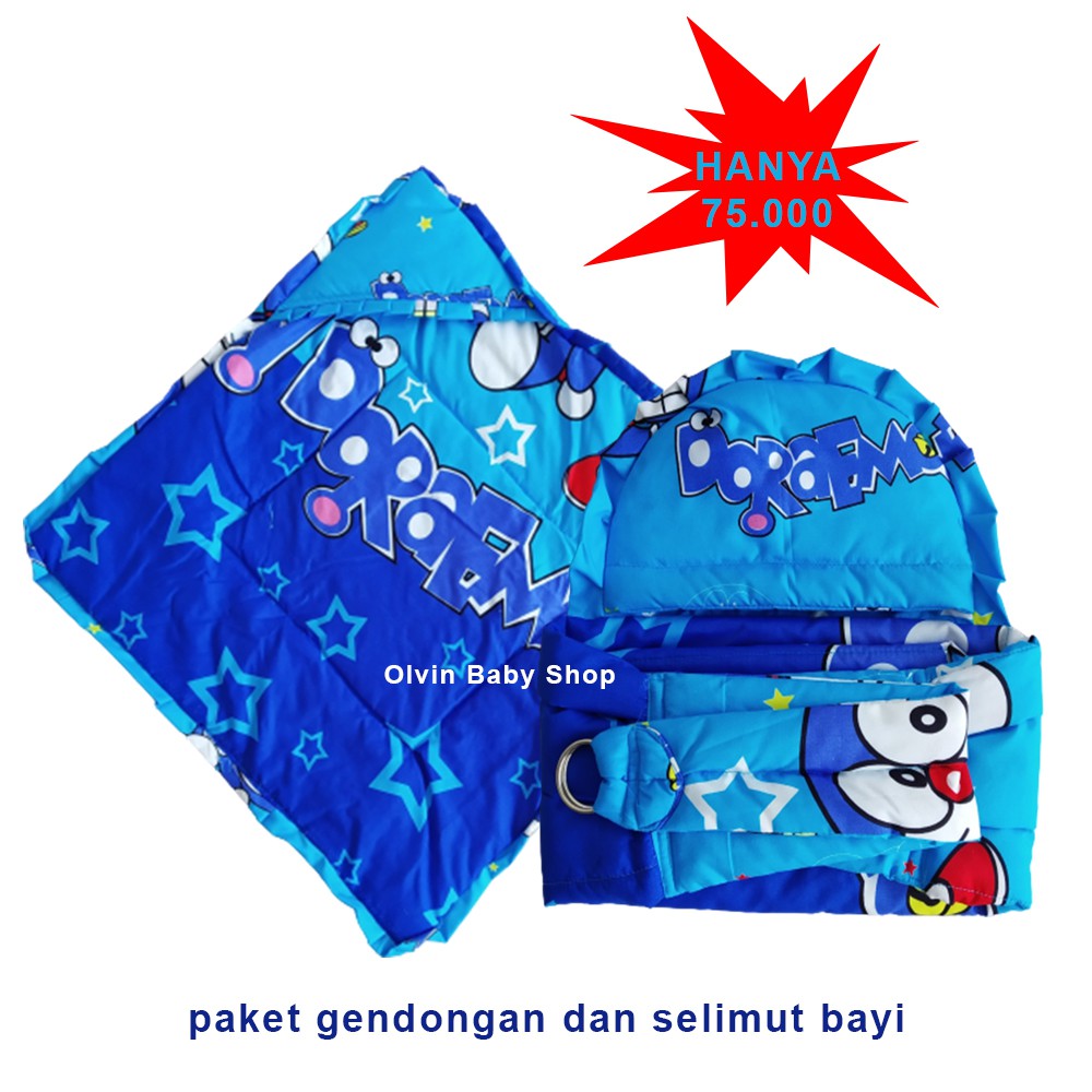 Gendongan Bayi karakter Dan Selimut Bayi Karakter