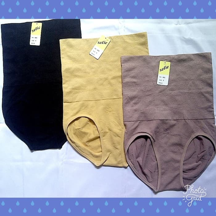 ready korset celana dalam wanita underwear seamless bodysuit rajut sofie 965