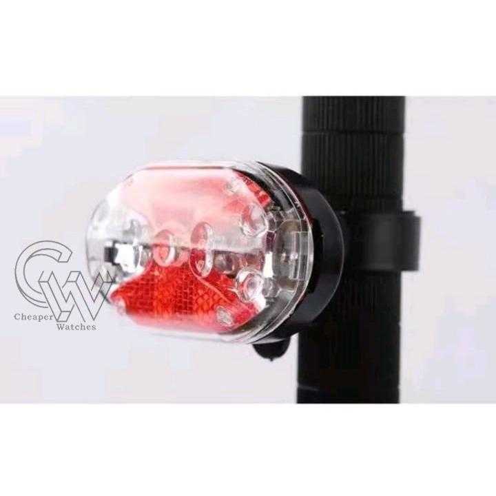 Cheaper-Lampu Sepeda Depan atau Belakang 9 led Bicycle Bicycle Light Waterproof 9 LED Bike Bicycle Safety Front Tail Light Lamp Back Rear Flashlight