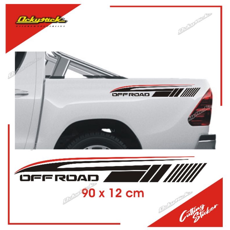 cutting sticker Striping Offroad stiker mobil