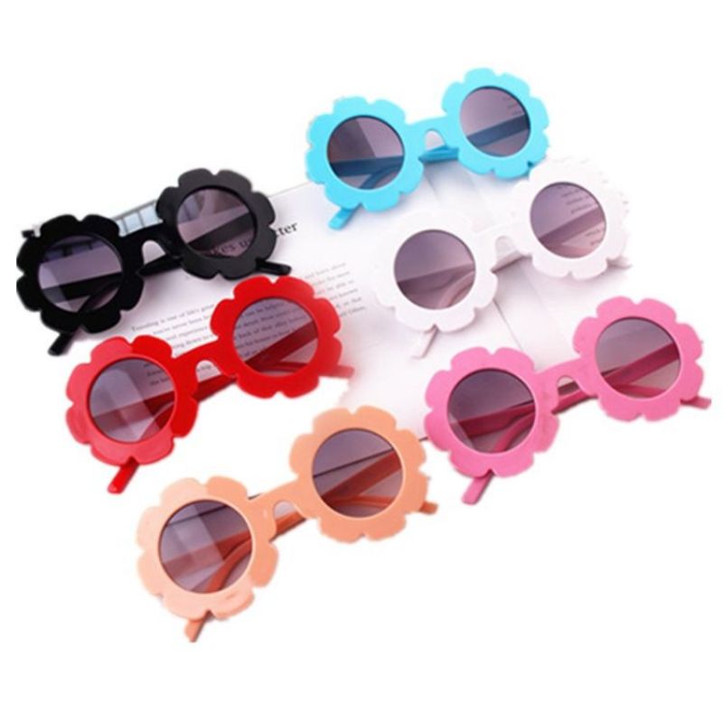 KACAMATA HITAM ANAK FASHION/ KACAMATA ANAK MODEL BUNGA/ KACAMATA SUNGLASSES-2