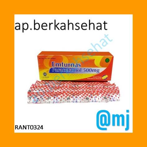 EMTURNAS paracetamol TABLET HARGA PER BOX