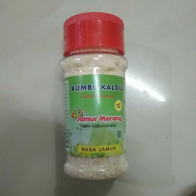 

Kaldu jamur merang non MSG Botol 125 gr