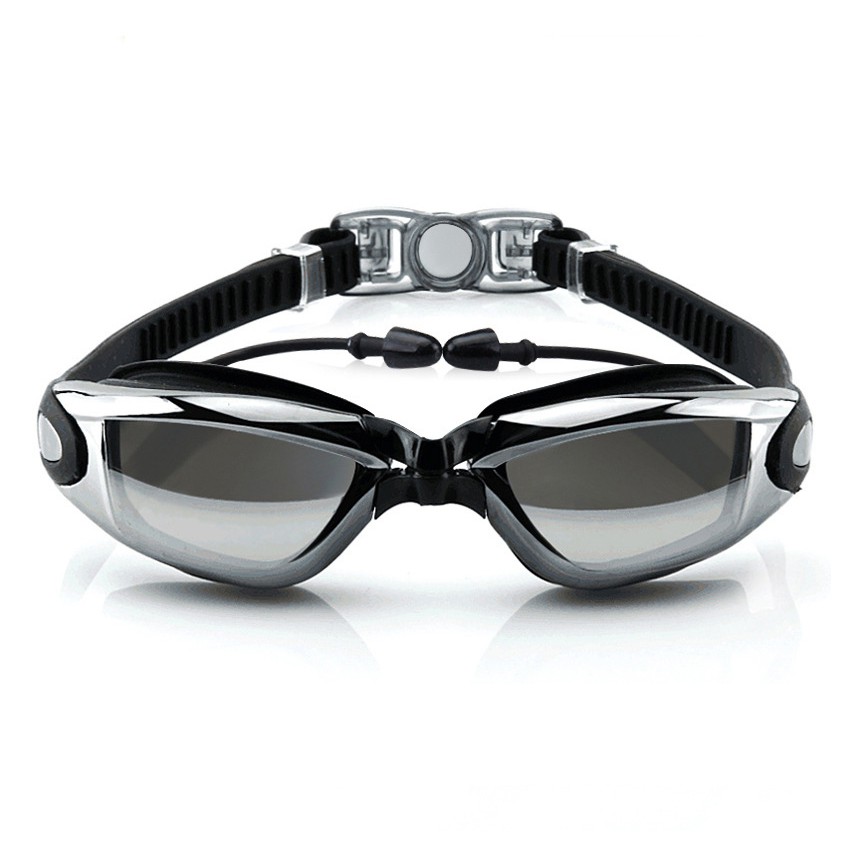 Kacamata Renang Dewasa Gratis Case dan Penutup Telinga dan Nose Clip-4