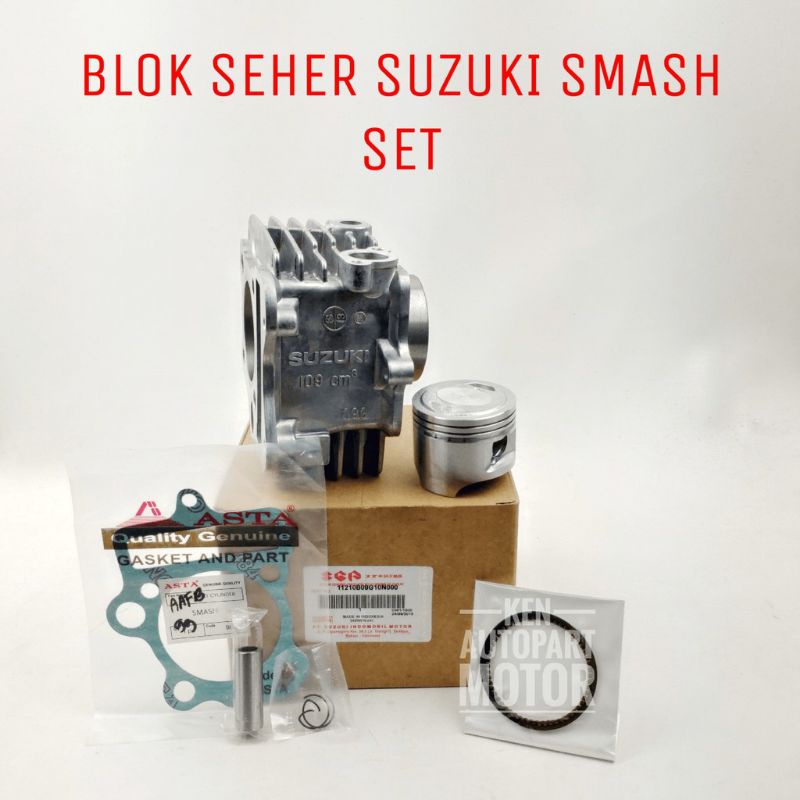 Blok Seher Piston Set Smash 110 Old Lama