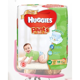 Popok Bayi Huggies Gold Diaper Pants M 56S