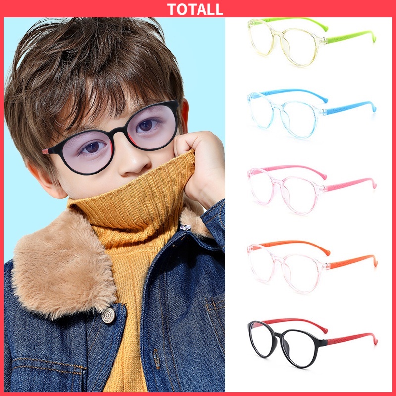 [✅READY STOCK] Anak UV400 Kacamata Hitam Unisex Frame Anti Radiasi Anti Biru Fashion Komputer  Flexible Frame  Penjualan Panas Mode