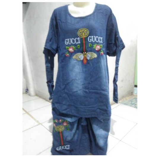 Setelan Wanita Motif GUCCI