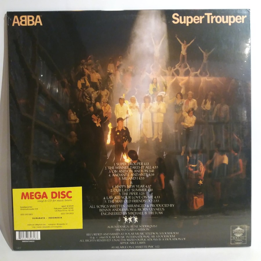 Lp Abba Super Trouper Album Vinyl Piringan Hitam Ph Shopee Indonesia