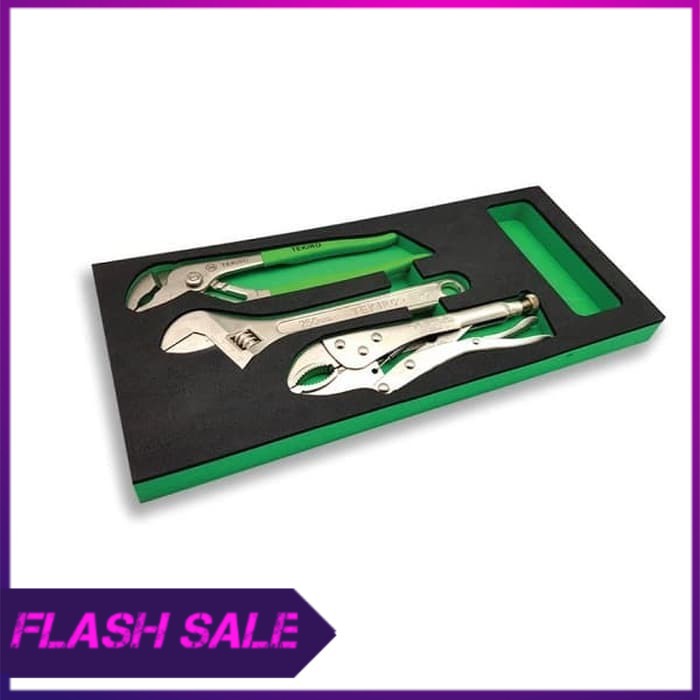 TEKIRO   KUNCI INGGRIS TANG BUAYA TANG BURUNG PER 1 SET   WRENCH SET