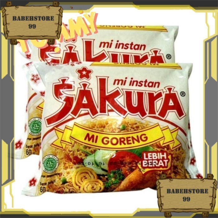

mi Mie goreng Sakura 1 karton/Dus Isi 40pcs