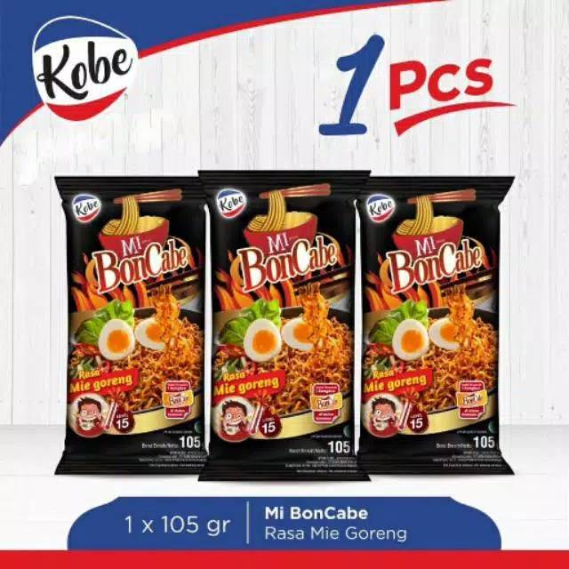 

Kobe mie goreng + boncabe level 15