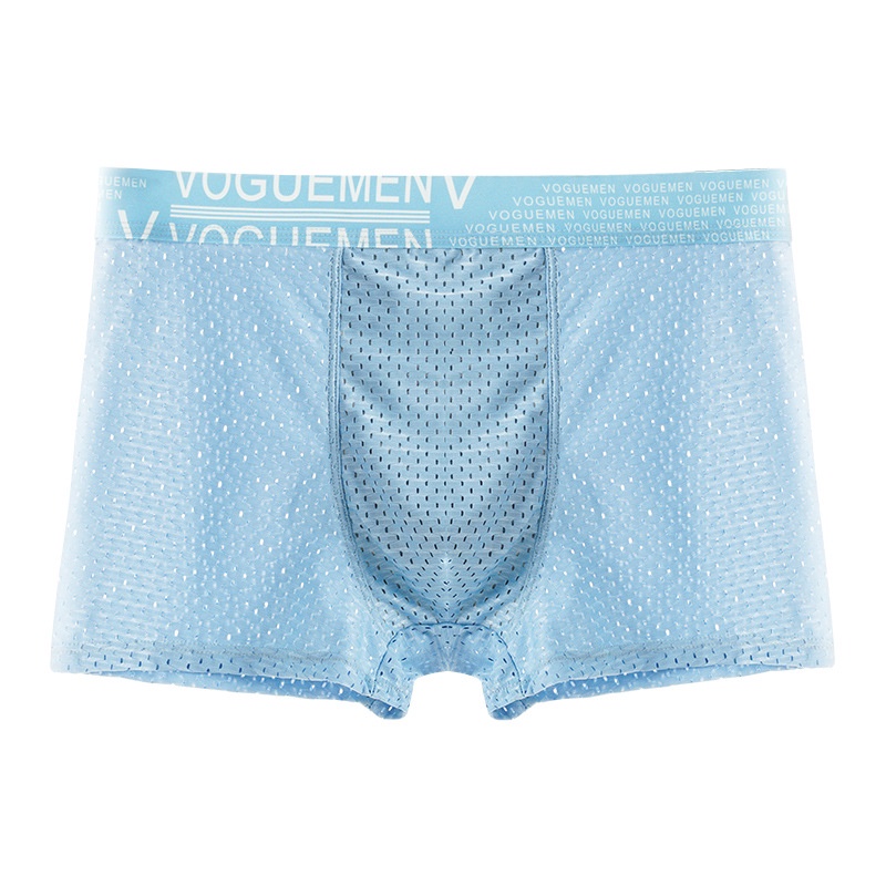 Es sutra Celana Dalam Pria Keren Sederhana Celana Boxer Berongga CD