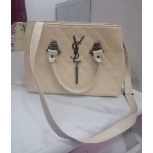 [COD didukung] Tas Kerja Wanita Tas YSL Tas Selempang Tote Bag Preloved