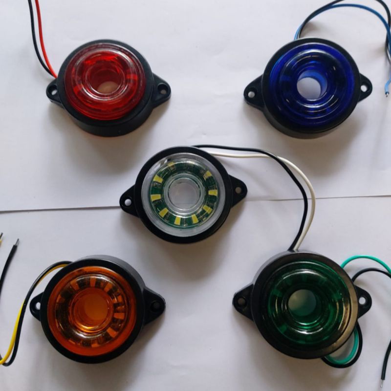 Lampu led variasi mobil pickip truk model bulat 12v-24v