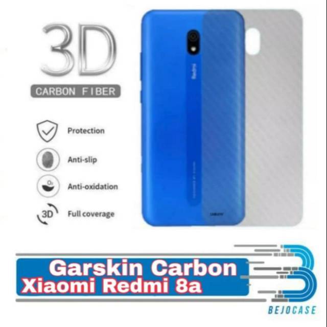 Garskin Carbon Redmi 8a - Skin Carbon Xiaomi Redmi 8a