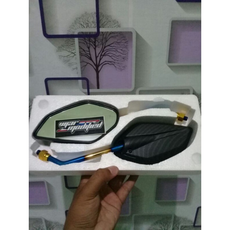 spion carbon batang twotone yamaha