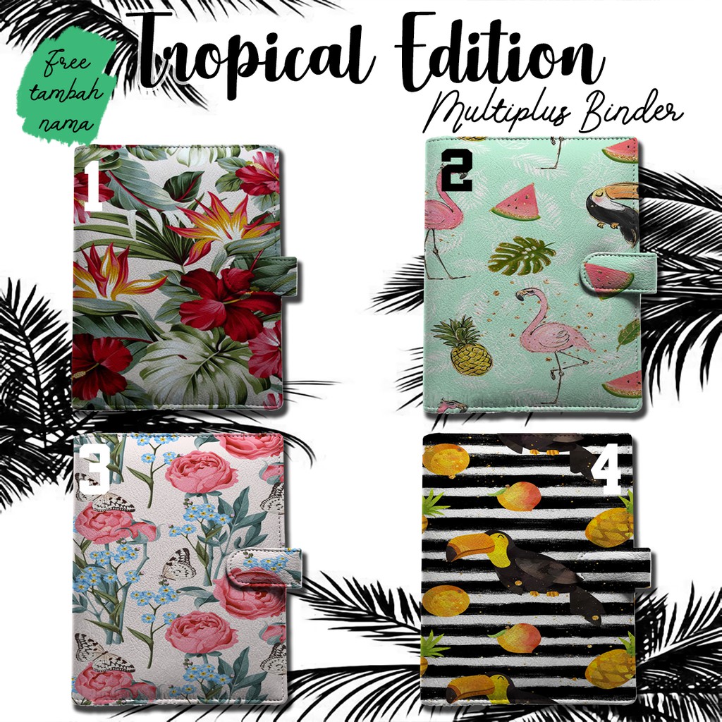 

Binder Tropical Edition Custom PRE ORDER 6 Ring / 20 Ring / 26 Ring
