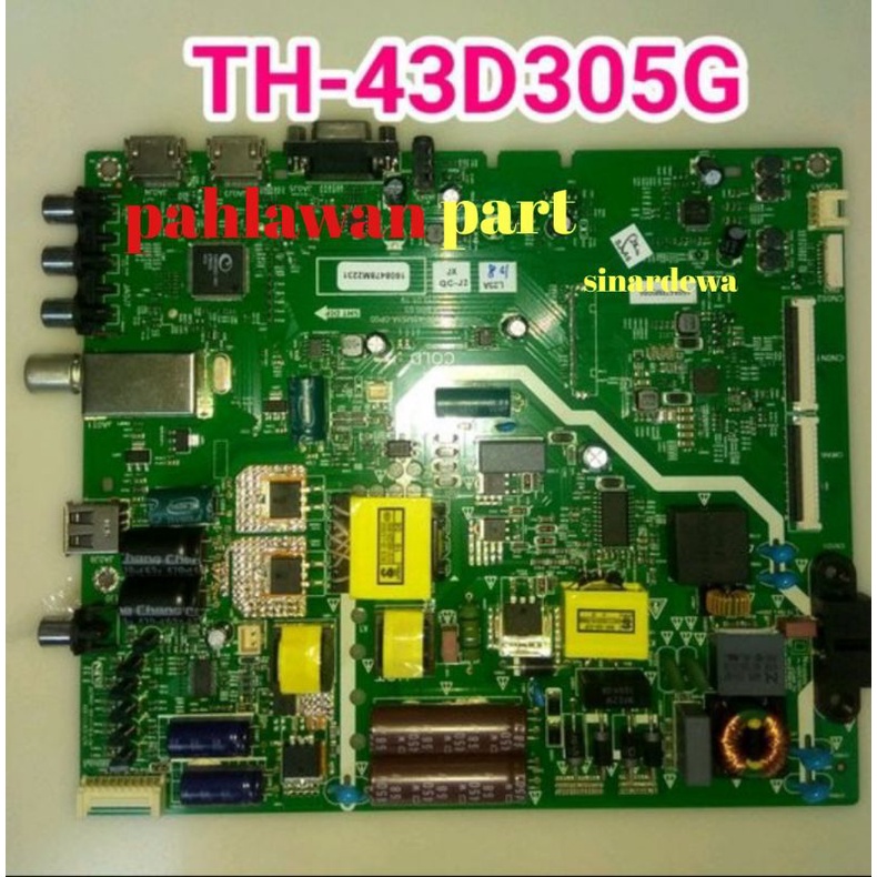 MB - MAINBOARD TV LED PANASONIC 43D305G - 43D 305G - 43 D 305 G