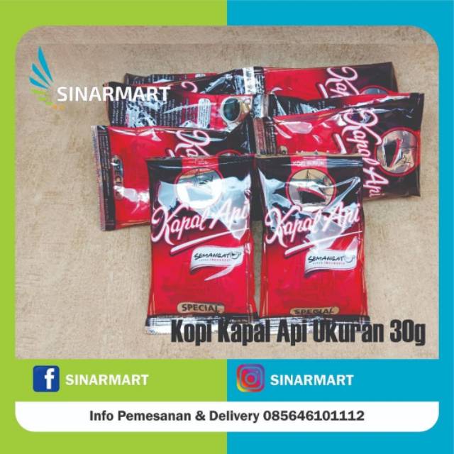 

KOPI KAPAL API 30G RENTENG / RENCENG / SACHET