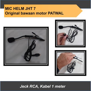 Mic Helm JHT 7 Microhone jepit helmet MUERAH  Original Polisi Mik Mikropon NOBORU PJR Harga Terjangkau