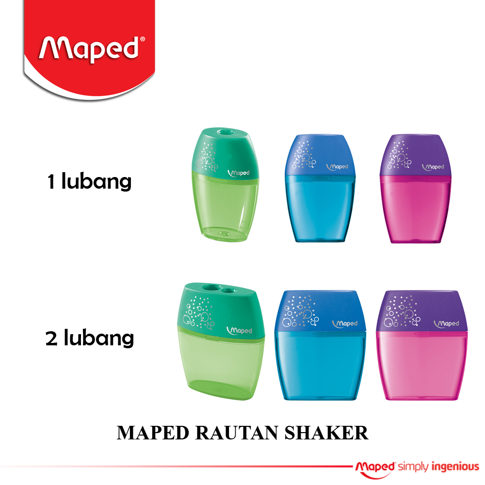 

Maped Rautan Shaker 1 lubang & 2 lubang