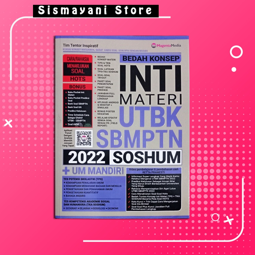 BEDAH KONSEP INTI MATERI UTBK SBMPTN 2022 SOSHUM + UM MANDIRI