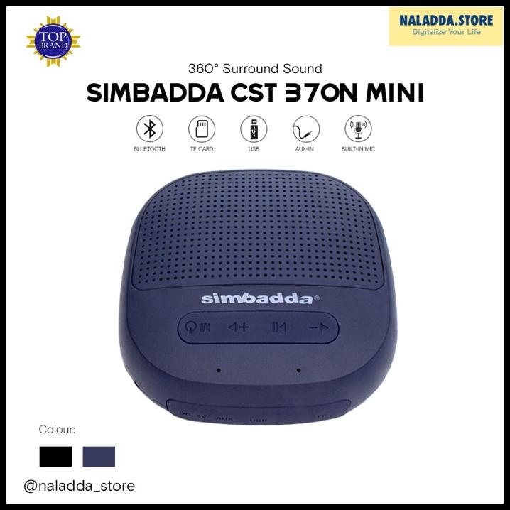 Simbadda Cst 370N Mini - Speaker Super Bass Bluetooth Portable