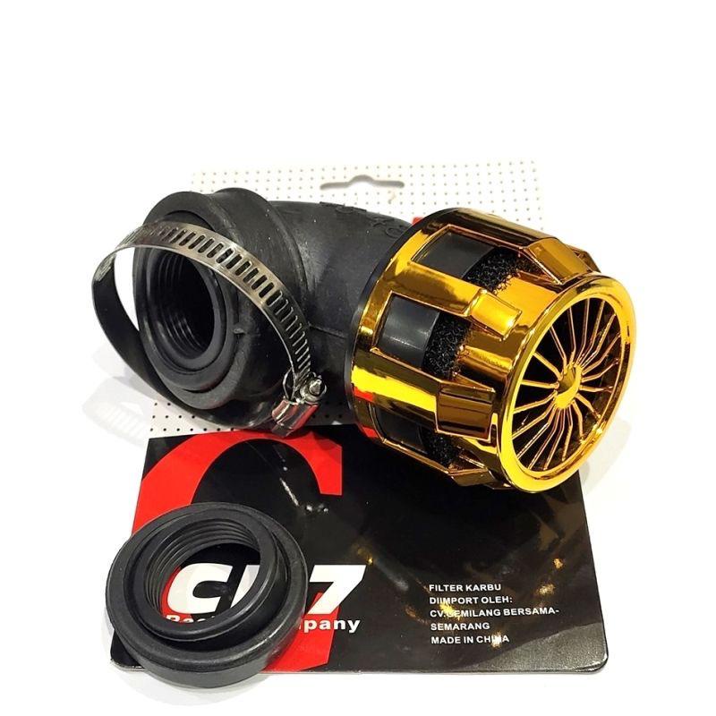 [ model TURBIN PESAWAT ] FILTER KARBU Racing VARIASI filter karbu  asl  power jet PE dan PWK saringan filter udara universal