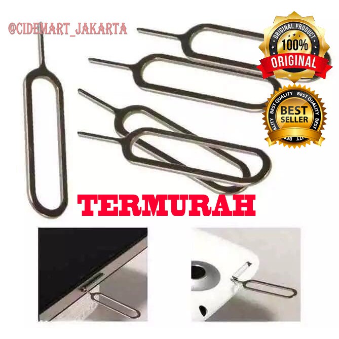 [TERMURAH] SIMCARD EJECTOR / JARUM SIM CARD / PEMBUKA KARTU SIM