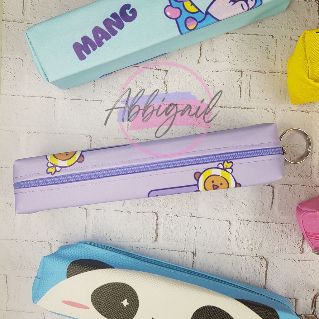 𝘈𝘉𝘎✰ Kotak Pensil Motif Kartun Lucu Unik / Kotak Pensil Resleting Motif Kartun Hewan Karakter / Kotak Pulpen / Tempat Alat Tulis 1043