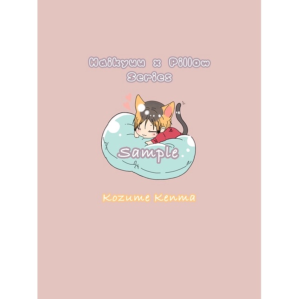 

[L.C] Haikyuu Neko Pillow Series Glitter sticker (Coming soon) | Fanmerch by jace_ang