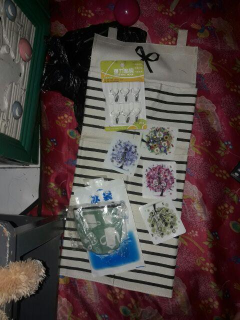 Pouch Gantung 6 Sekat Storage Bag Gantung M21
