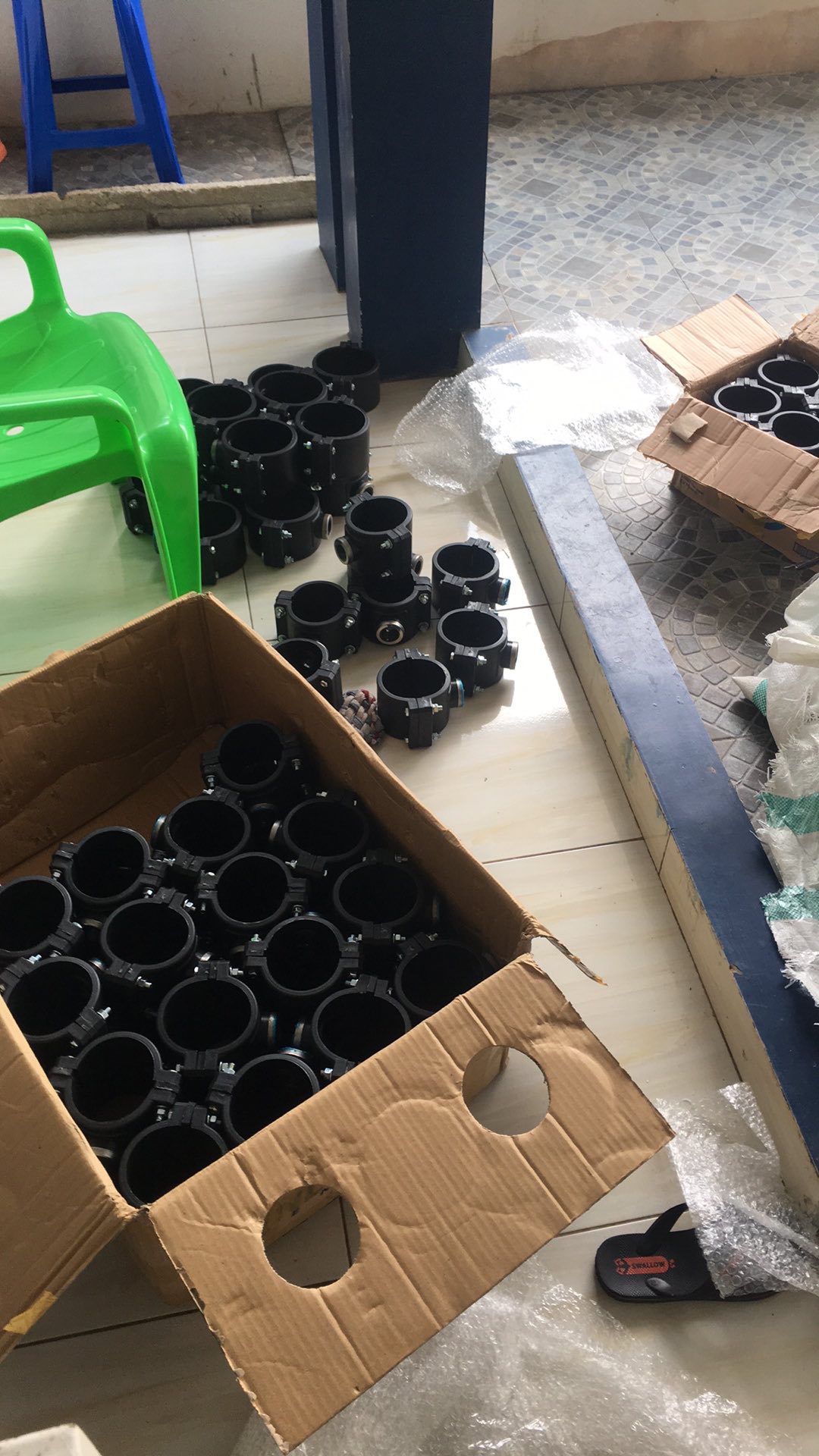 Clamp Saddle Hdpe / Klem Sadle Hdpe / Pe Pdam  Merk Ski